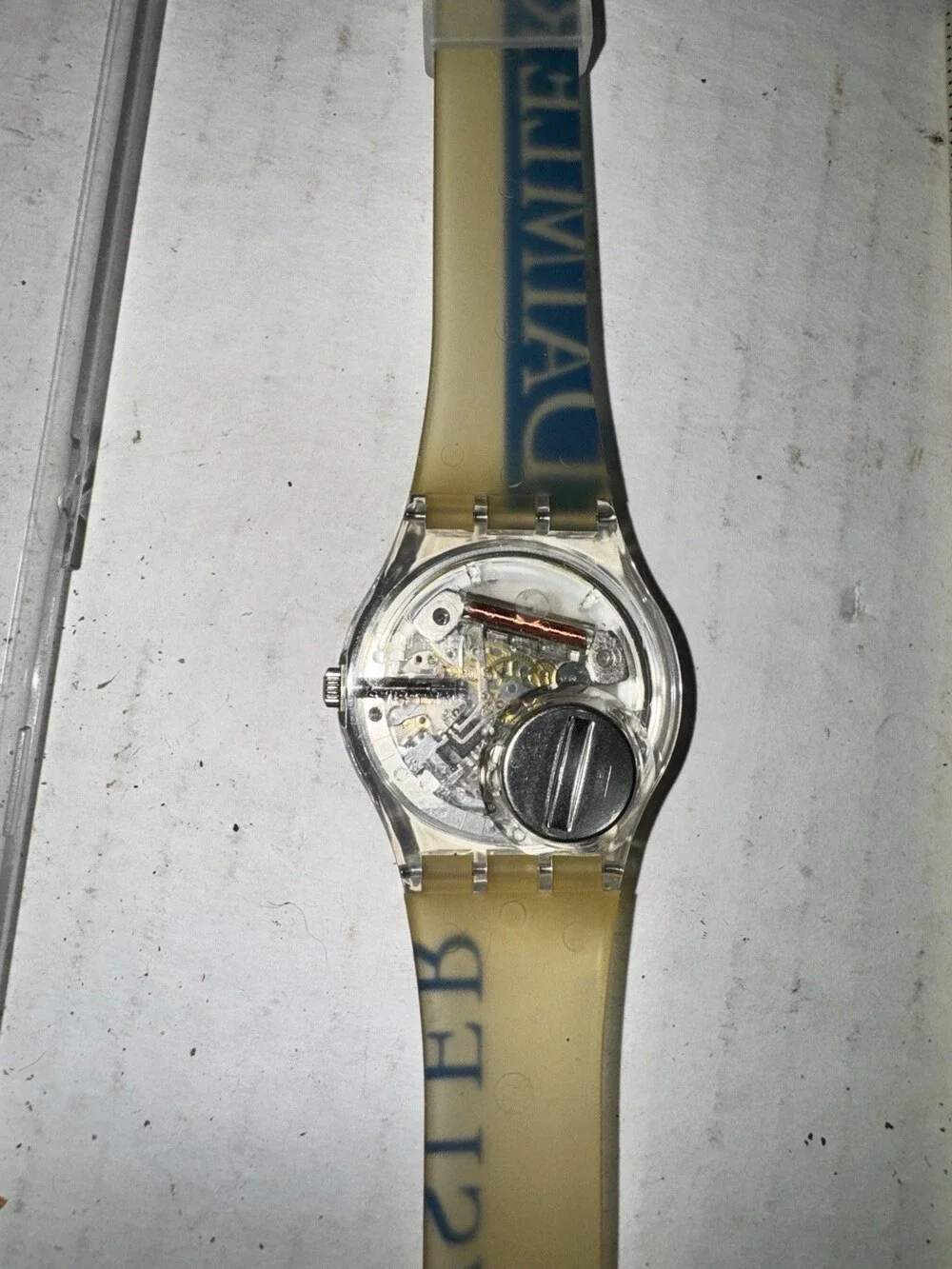 Vintage Daimler Chrysler Swatch Watch Quartz GZ 157 1998 Works Needs Battery